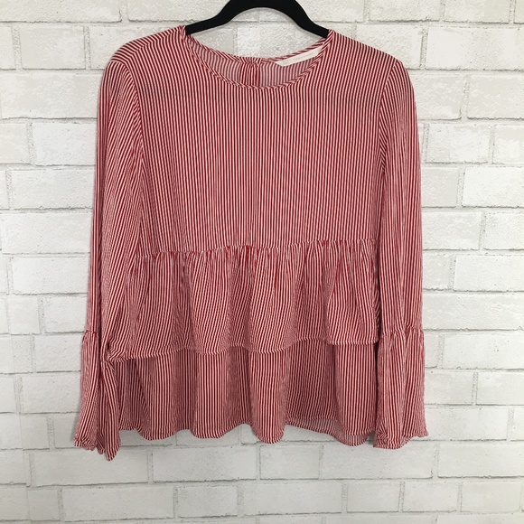 white ruffle blouse zara